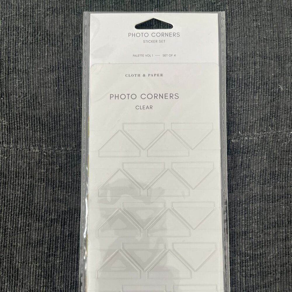 Cloth and Paper - Photo Corners Sticker Set
